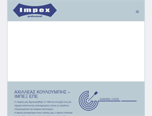 Tablet Screenshot of impex-kouloubis.gr